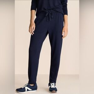 Lou and Grey signature soft sweatpants , size medium, navy blue